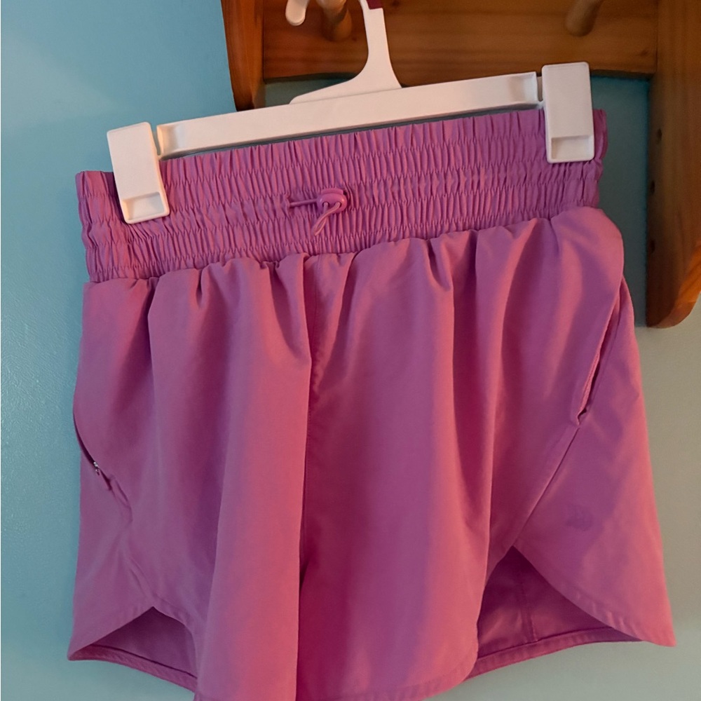 All in Motion Women's High Rise Pink Athletic Shorts